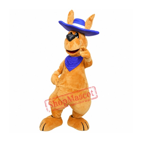 Friendly Adult Kangaroo Mascot Costume Friendly Adult Kangaroo Mascot Costume