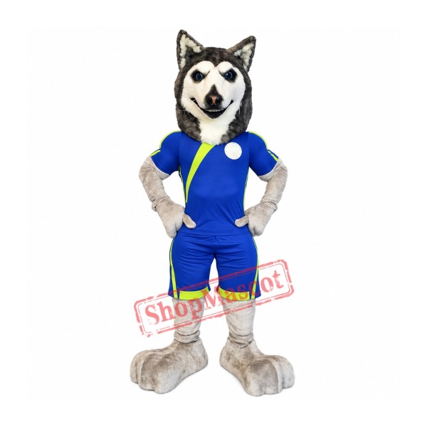 Football Husky Dog Mascot Costume Football Husky Dog Mascot Costume
