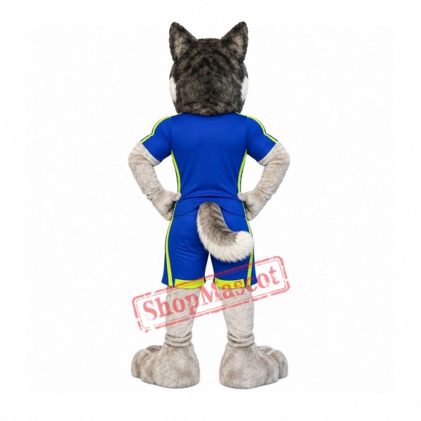Football Husky Dog Mascot Costume