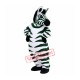 Green Zebra Mascot Costume Green Zebra Mascot Costume