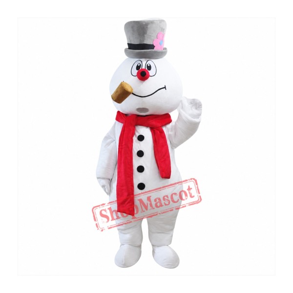 Christmas Snowman Mascot Costume Christmas Snowman Mascot Costume