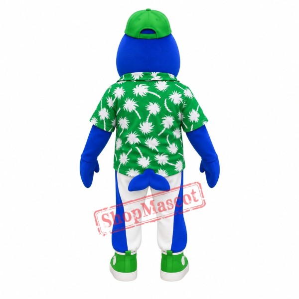 Cool Dolphin Mascot Costume Cool Dolphin Mascot Costume