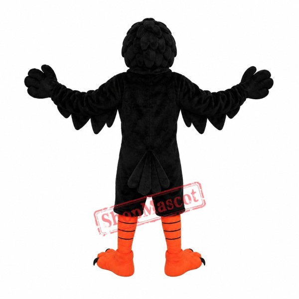 Black Crow Mascot Costume Black Crow Mascot Costume