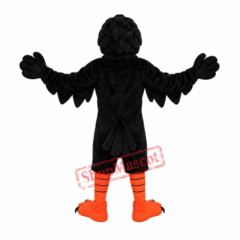 Black Crow Mascot Costume Black Crow Mascot Costume