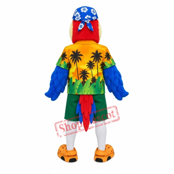 Dude Parrot Mascot Costume Dude Parrot Mascot Costume