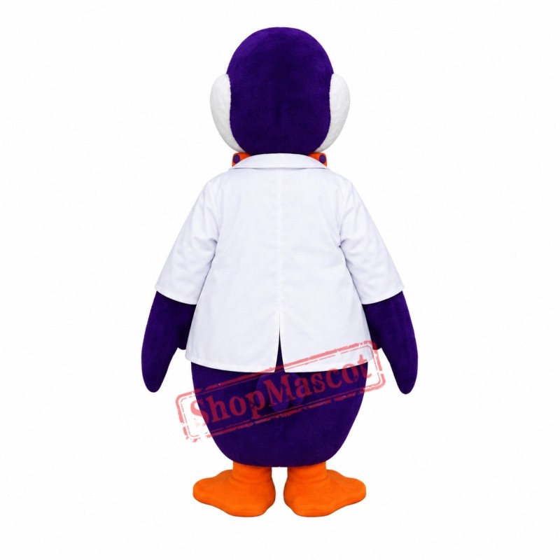 Doctor Penguin Mascot Costume Doctor Penguin Mascot Costume