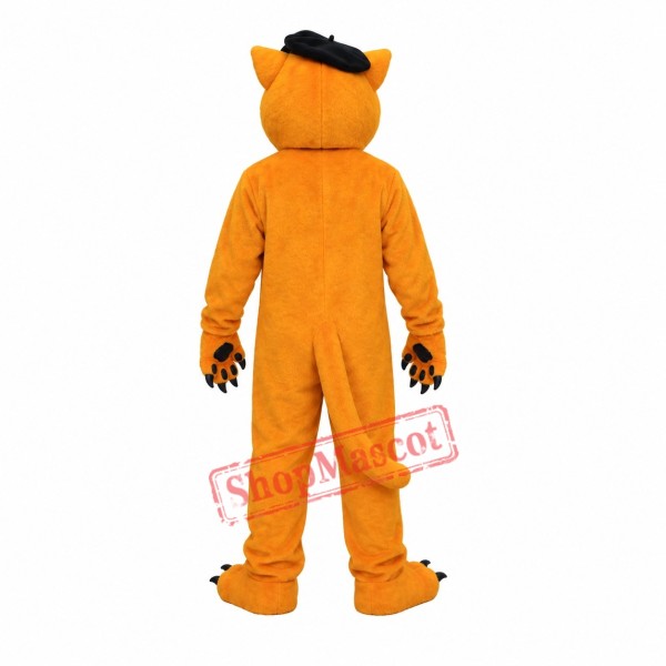 Brown Cougar Mascot Costume Brown Cougar Mascot Costume