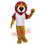 Red Hair Lion Mascot Costume