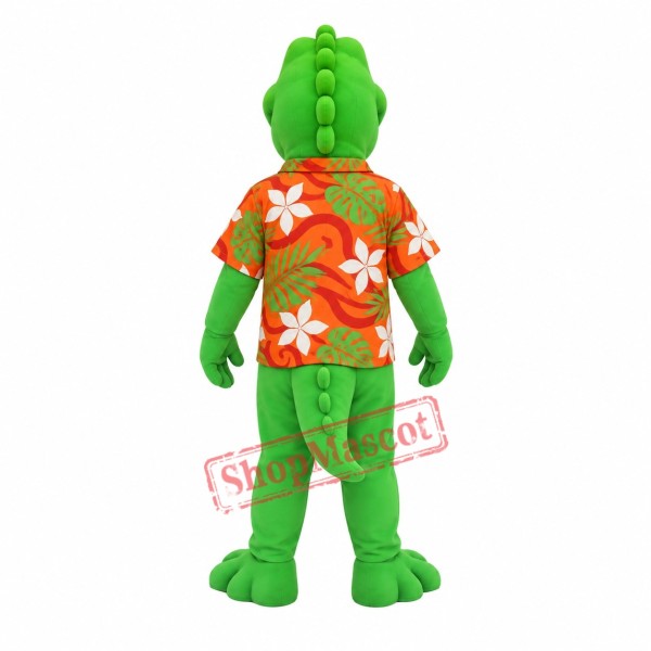 Lzzy Lguana Mascot Costume Lzzy Lguana Mascot Costume