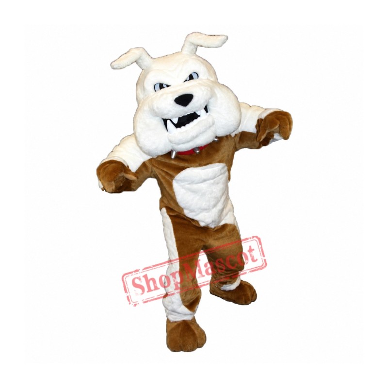 Greenstone Bulldog Mascot Costume Greenstone Bulldog Mascot Costume