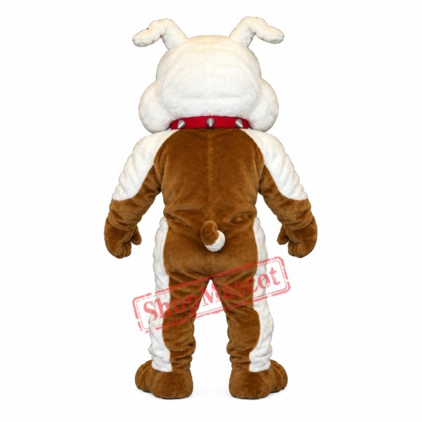 Greenstone Bulldog Mascot Costume Greenstone Bulldog Mascot Costume