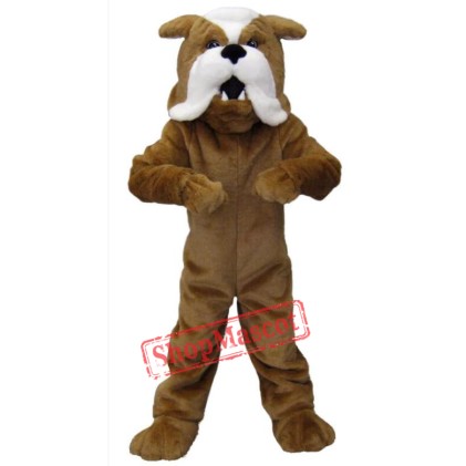 Brown Bulldog Mascot Costumes