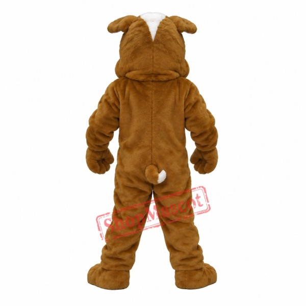 Brown Bulldog Mascot Costumes