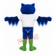 Cute Blue Owl Mascot Costume Cute Blue Owl Mascot Costume