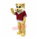 Happy Wildcat Mascot Costume Happy Wildcat Mascot Costume