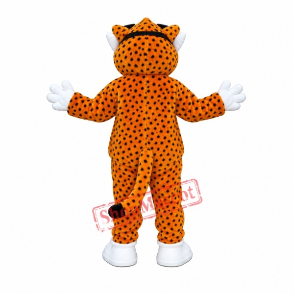 Chester Cheetah Mascot Costume Chester Cheetah Mascot Costume