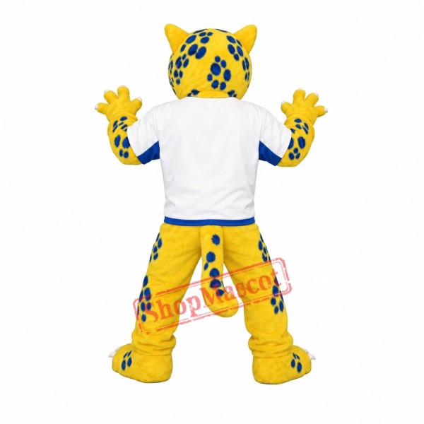 Jaguar Jagger Mascot Costume Jaguar Jagger Mascot Costume