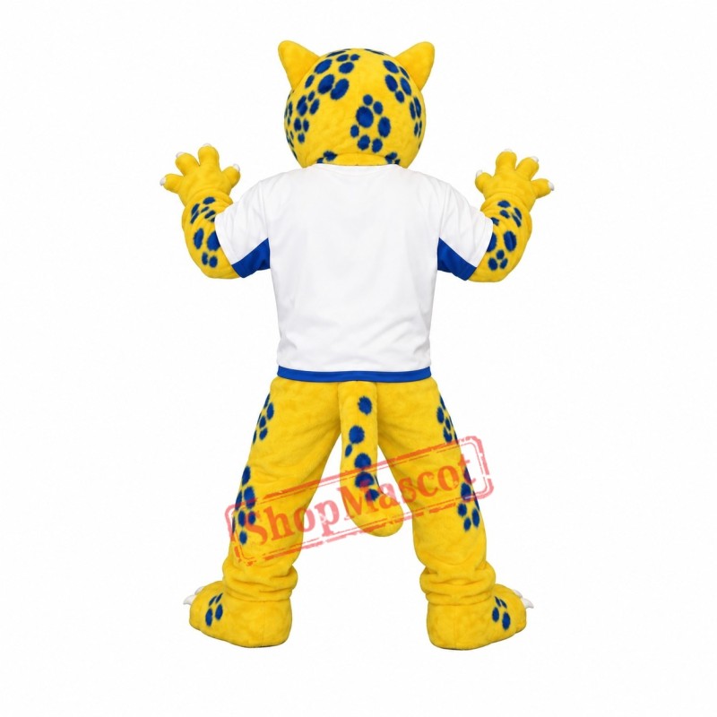 Jaguar Jagger Mascot Costume Jaguar Jagger Mascot Costume
