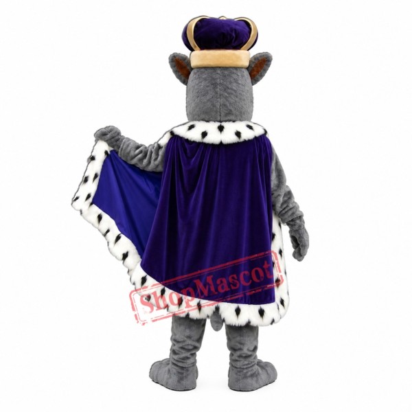 King Duke Dog Mascot Costume King Duke Dog Mascot Costume