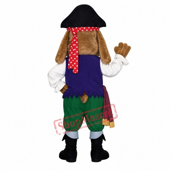 Pirate Dog Mascot Costume Pirate Dog Mascot Costume