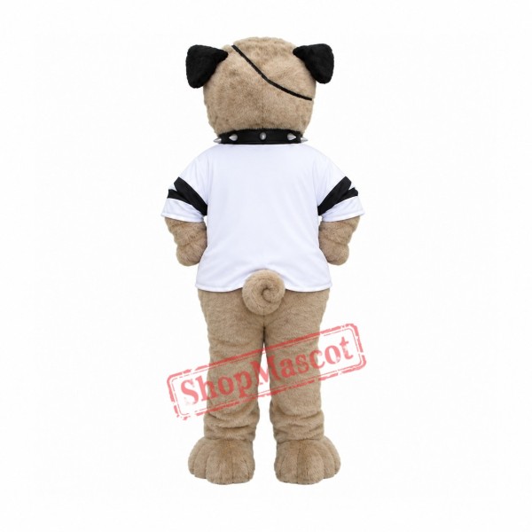 Ugly Pug Dog Mascot Costume Ugly Pug Dog Mascot Costume