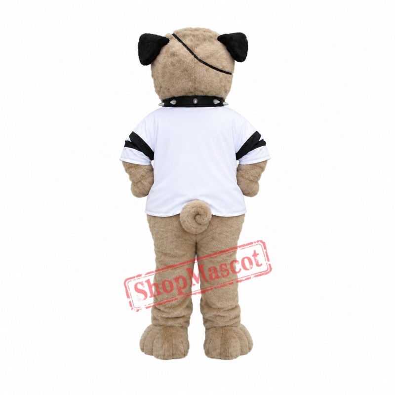 Ugly Pug Dog Mascot Costume Ugly Pug Dog Mascot Costume