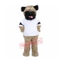 Ugly Pug Dog Mascot Costume