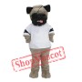 Ugly Pug Dog Mascot Costume