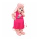 Pink Dog Mascot Costume Pink Dog Mascot Costume