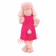 Pink Dog Mascot Costume Pink Dog Mascot Costume