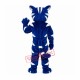 Blue& White Wild Cat Mascot Costume Blue& White Wild Cat Mascot Costume