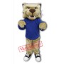 College Bobcat Mascot Costume