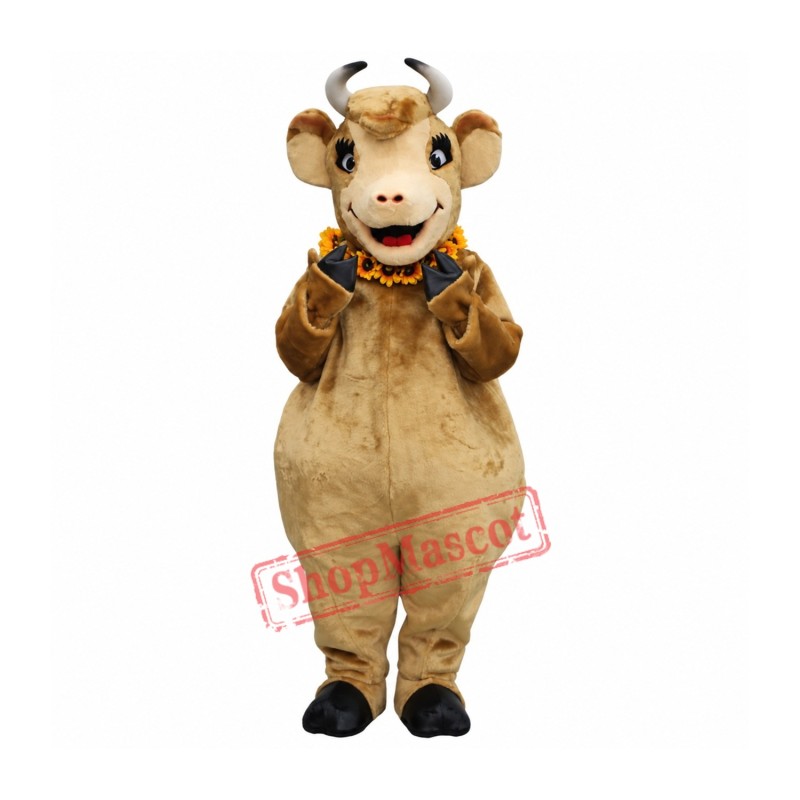Cute Female Cow Mascot Costume Cute Female Cow Mascot Costume