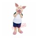 Pink Pig Mascot Costume Pink Pig Mascot Costume