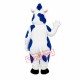 Blue & White Cow Mascot Costume Blue & White Cow Mascot Costume