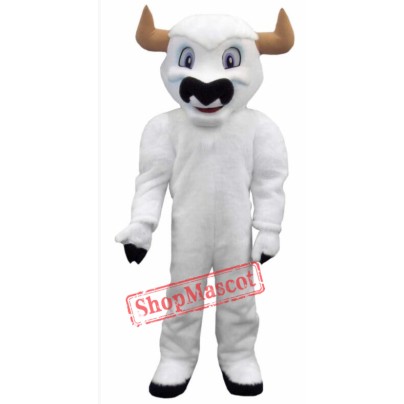 White Buffalo Mascot Costume