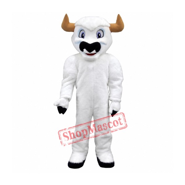 White Buffalo Mascot Costume