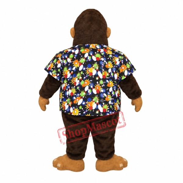 Happy Gorilla Mascot Costume