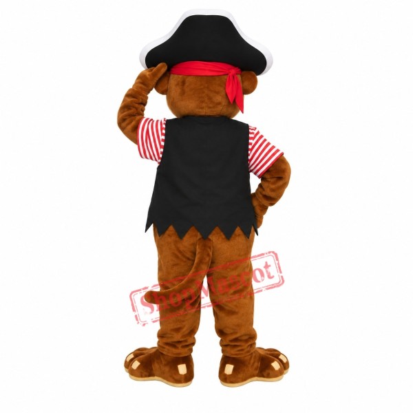 Pirate Monkey Mascot Costume Pirate Monkey Mascot Costume