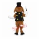 Brown White Dog Mascot Costume