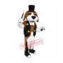 Brown White Dog Mascot Costume