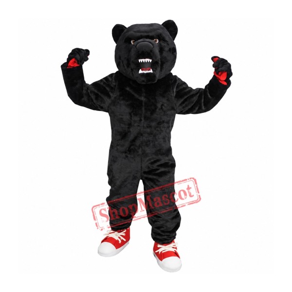 High School Black Bear Mascot Costume