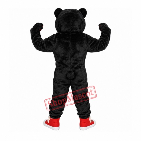High School Black Bear Mascot Costume High School Black Bear Mascot Costume