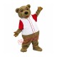 Lovely Brown Bear Mascot Costume Lovely Brown Bear Mascot Costume