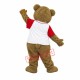 Lovely Brown Bear Mascot Costume Lovely Brown Bear Mascot Costume