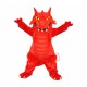Red Blaze Dragon Mascot Costume Red Blaze Dragon Mascot Costume