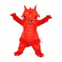 Red Blaze Dragon Mascot Costume