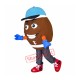 American Football Mascot Costume American Football Mascot Costume