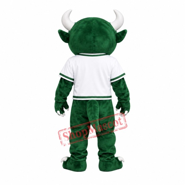Green Devil Mascot Costume Free Shipping