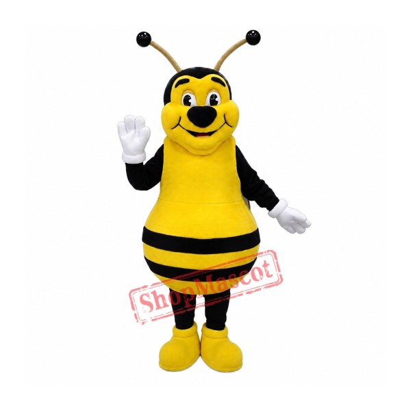 High Quality Happy Bee Mascot Costume